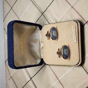 Wedgwood the golden hind cufflinks Vintage